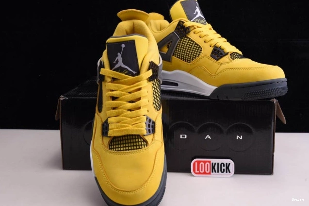 Bmlin Shoes 4 Retro Jordan Air CT8527-700 Lightning 0729